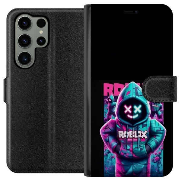 Kompatibel Tegnebogsetui til Samsung Galaxy S23 Ultra Neon Roblox-hættetrøje med coolt gamingmotiv, lysende farver og futuristisk look Kompatibel Tegnebogsetui til Samsung Galaxy S23 Ultra Neon Roblox-hættetrøje med coolt gamingmotiv, lysende farver og futuristisk look