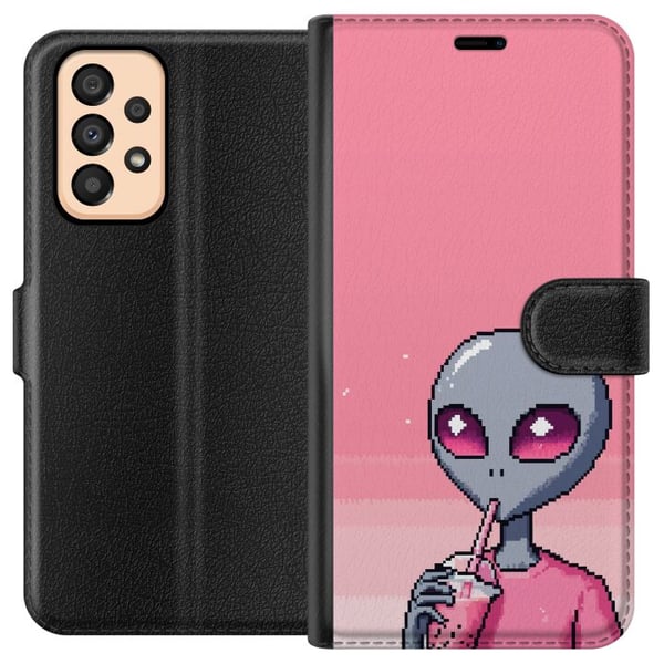 Yhteensopiva Lompakkokotelo Samsung Galaxy A33 5G Alien Smoothie