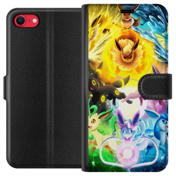 Kompatibelt Plånboksfodral till Apple iPhone 8 Pokemon