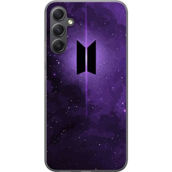 Kompatibel Mobilcover til Samsung Galaxy S23 FE BTS kpop-logo lilla galakse plakat rumdesign koreansk band ARMY-symbol stjernehimmel musik fan art Kompatibel Mobilcover til Samsung Galaxy S23 FE BTS kpop-logo lilla galakse plakat rumdesign koreansk band ARMY-symbol stjernehimmel musik fan art