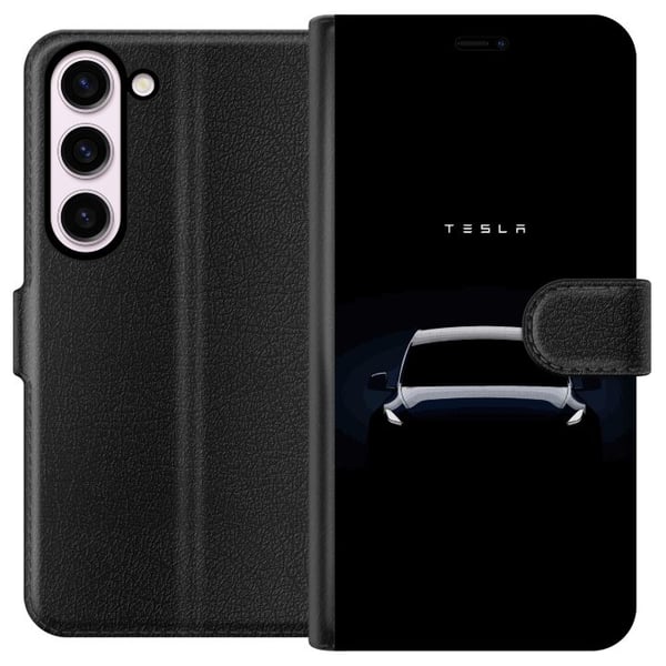 Yhteensopiva Lompakkokotelo Samsung Galaxy S23 Tesla Yhteensopiva Lompakkokotelo Samsung Galaxy S23 Tesla