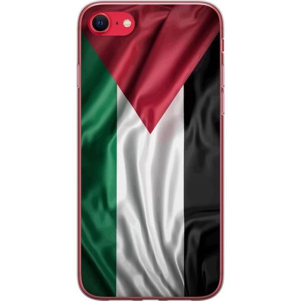 Kompatibelt Mobilskal till Apple iPhone SE (2022) Palestinaflaggan – ikoniskt frihetsmotiv i rött, svart, vitt och grönt