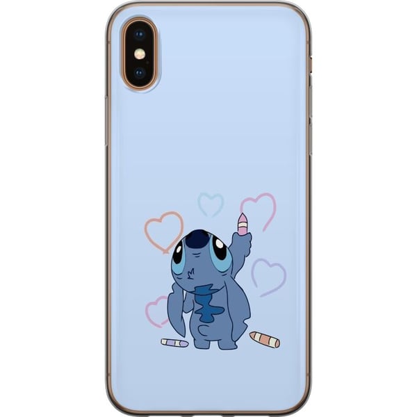 Kompatibelt Mobilskal till Apple iPhone XS Stitch Hjärtan