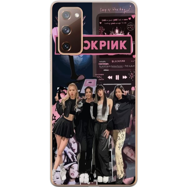 Kompatibel Mobilcover til Samsung Galaxy S20 FE BLACKPINK-collage med musikafspiller modeæstetik rosa sort K-pop-design