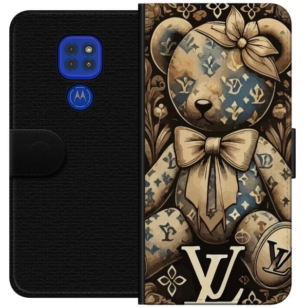Kompatibel Tegnebogsetui til Motorola Moto G9 Play Teddy Vuitton