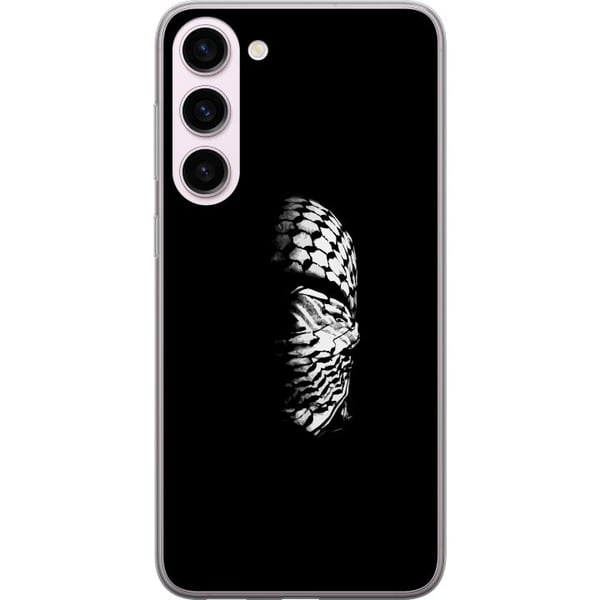 Kompatibel Mobilcover til Samsung Galaxy S23+ Keffiyeh-mønster - klassisk sort-hvid palæstinensisk tørklæde med kulturel betydning Kompatibel Mobilcover til Samsung Galaxy S23+ Keffiyeh-mønster - klassisk sort-hvid palæstinensisk tørklæde med kulturel betydning