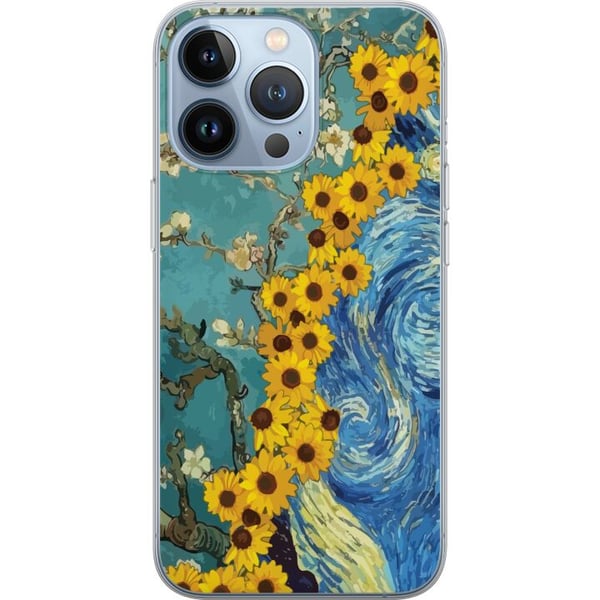 Kompatibel Mobilcover til Apple iPhone 13 Pro Van Gogh plakat solsikke Stjernenat kunst blomster maleri kunstnerisk retro kunst impressionisme design
