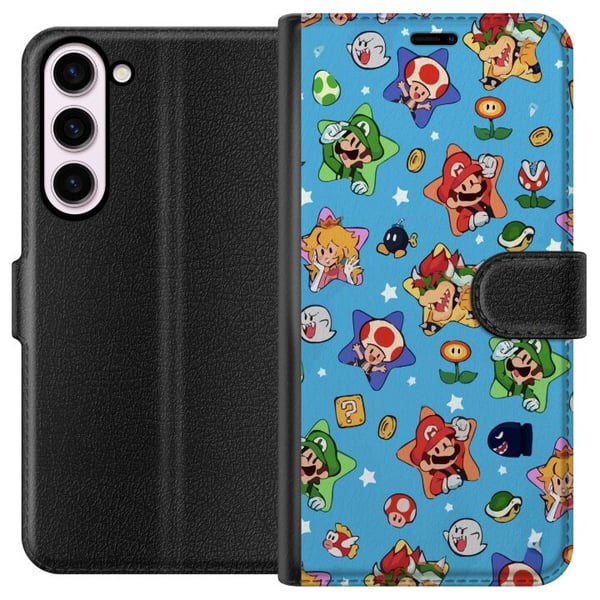 Yhteensopiva Lompakkokotelo Samsung Galaxy S23+ Nintendo Mario Switch -pelihahmo