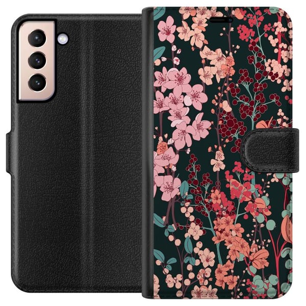 Kompatibelt Lommeboketui til Samsung Galaxy S21 Urteaktig Retro
