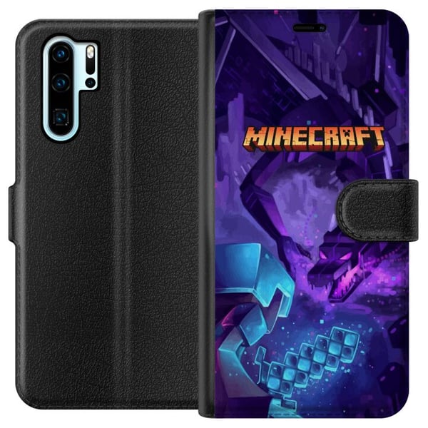 Kompatibelt Lommeboketui til Huawei P30 Pro Minecraft Kompatibelt Lommeboketui til Huawei P30 Pro Minecraft