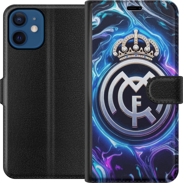 Kompatibelt Plånboksfodral till Apple iPhone 12 mini Real Madrid
