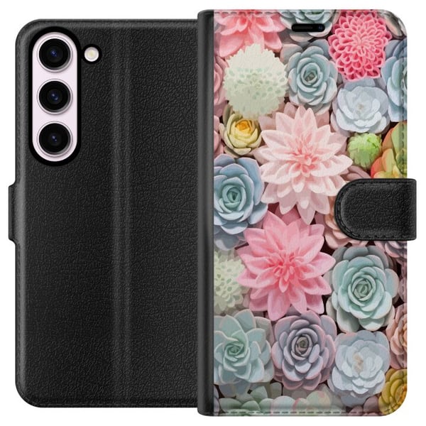 Kompatibel Tegnebogsetui til Samsung Galaxy S23 Grønne planter