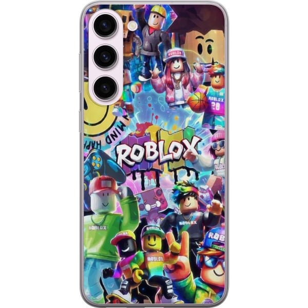 Kompatibel Mobilcover til Samsung Galaxy S23+ Stor og farverig Roblox-verden fyldt med karakterer, bevægelse og energi, legende gaming-illustration p Kompatibel Mobilcover til Samsung Galaxy S23+ Stor og farverig Roblox-verden fyldt med karakterer, bevægelse og energi, legende gaming-illustration p