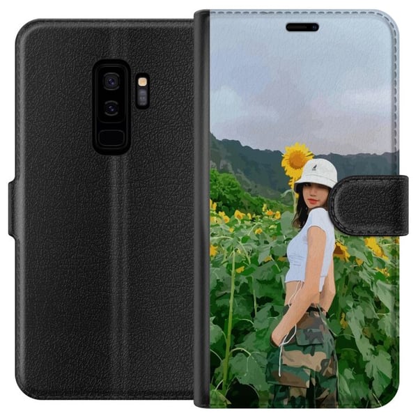 Yhteensopiva Lompakkokotelo Samsung Galaxy S9+ Lisa BLACKPINK auringonkukka K-pop-idoli Yhteensopiva Lompakkokotelo Samsung Galaxy S9+ Lisa BLACKPINK auringonkukka K-pop-idoli