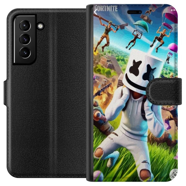 Kompatibel Tegnebogsetui til Samsung Galaxy S21+ 5G Fortnite Kompatibel Tegnebogsetui til Samsung Galaxy S21+ 5G Fortnite