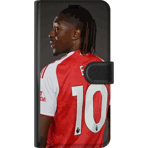 Kompatibel Tegnebogsetui til Samsung Galaxy S23 Eberechi Eze-design – fodboldmotiv nummer 10 i Arsenal-trøje, poster