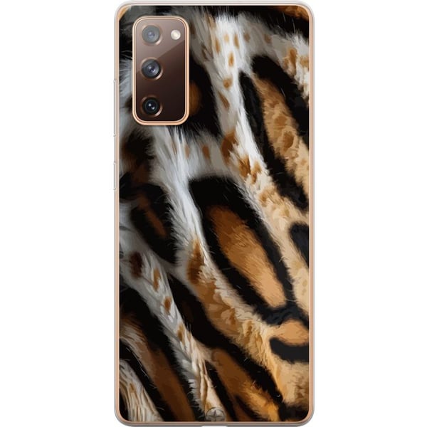 Kompatibelt Mobildeksel til Samsung Galaxy S20 FE Tigermønster safaridyr Kompatibelt Mobildeksel til Samsung Galaxy S20 FE Tigermønster safaridyr