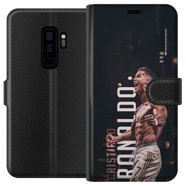 Kompatibelt Plånboksfodral till Samsung Galaxy S9+ Cristiano Ronaldo Al-Nassr Portugal legendarisk forward med kraft snabbhet och ett av fotbollens m Kompatibelt Plånboksfodral till Samsung Galaxy S9+ Cristiano Ronaldo Al-Nassr Portugal legendarisk forward med kraft snabbhet och ett av fotbollens m