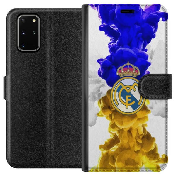 Kompatibelt Plånboksfodral till Samsung Galaxy S20+ Real Madrid Färger Kompatibelt Plånboksfodral till Samsung Galaxy S20+ Real Madrid Färger