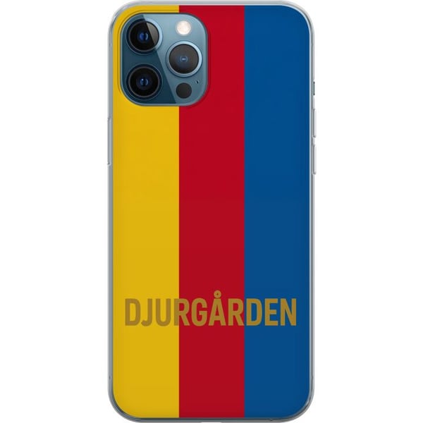 Yhteensopiva Puhelinkuori Apple iPhone 12 Pro Djurgården – jalkapallo Yhteensopiva Puhelinkuori Apple iPhone 12 Pro Djurgården – jalkapallo