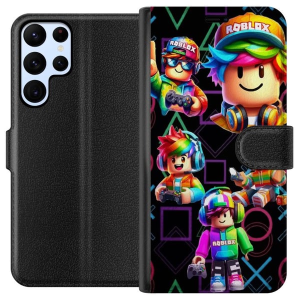 Yhteensopiva Lompakkokotelo Samsung Galaxy S22 Ultra 5G Roblox