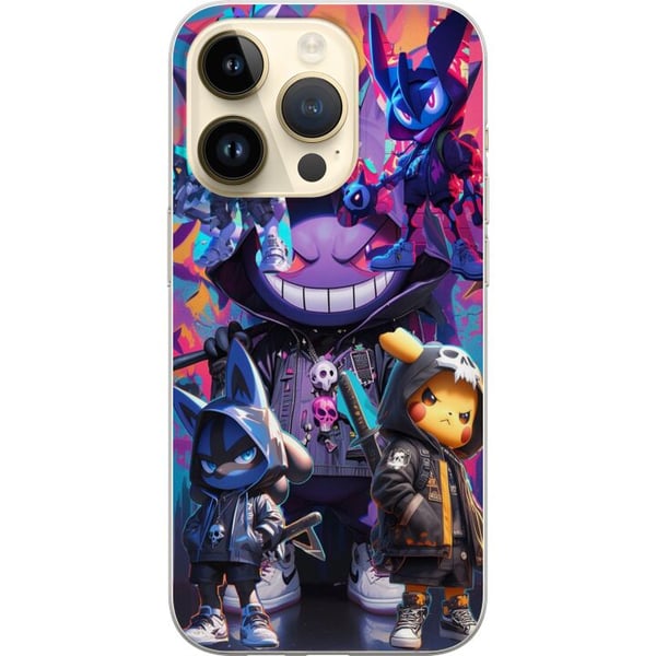 Kompatibel Mobilcover til Apple iPhone 14 Pro Pokemon