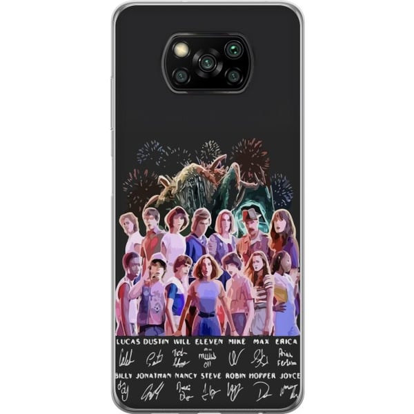 Kompatibelt Mobilskal till Xiaomi Poco X3 NFC Stranger Things 2024
