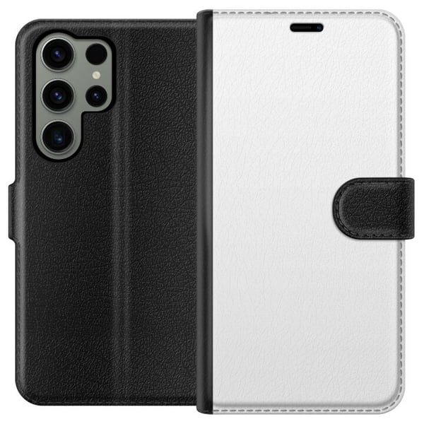 Kompatibel Tegnebogsetui til Samsung Galaxy S23 Ultra Hvid