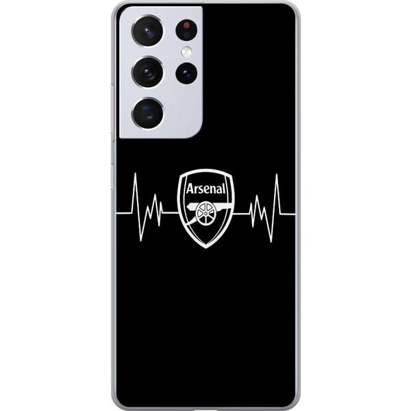 Kompatibelt Mobildeksel til Samsung Galaxy S21 Ultra 5G Arsenal Kompatibelt Mobildeksel til Samsung Galaxy S21 Ultra 5G Arsenal
