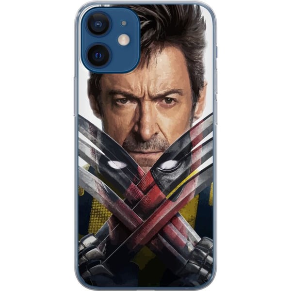 Kompatibelt Mobildeksel til Apple iPhone 12 Deadpool & Wolverine