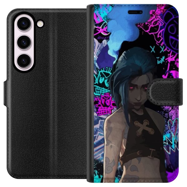 Kompatibel Tegnebogsetui til Samsung Galaxy S23 Arcane, League of Legends Kompatibel Tegnebogsetui til Samsung Galaxy S23 Arcane, League of Legends