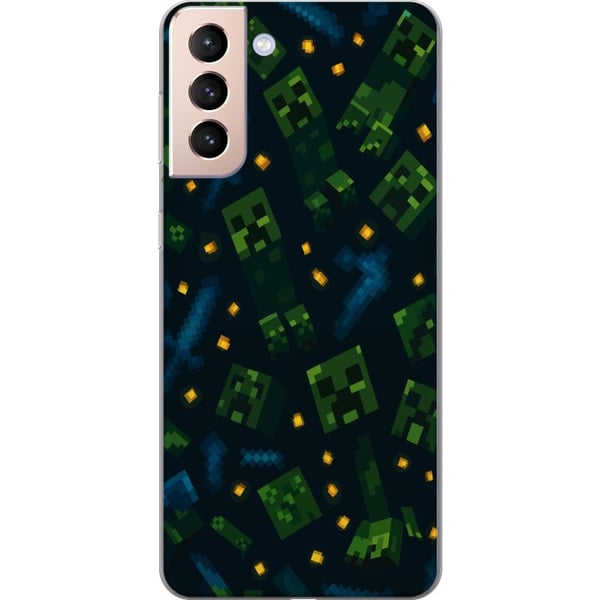 Yhteensopiva Puhelinkuori Samsung Galaxy S21 Minecraft Dungeons Mob Yhteensopiva Puhelinkuori Samsung Galaxy S21 Minecraft Dungeons Mob