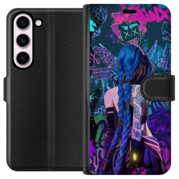 Kompatibel Tegnebogsetui til Samsung Galaxy S23 Arkan, League of Legends Kompatibel Tegnebogsetui til Samsung Galaxy S23 Arkan, League of Legends
