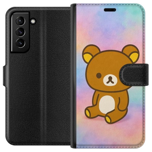 Kompatibel Tegnebogsetui til Samsung Galaxy S21+ 5G Kawaii Sanrio Rilakkuma Kompatibel Tegnebogsetui til Samsung Galaxy S21+ 5G Kawaii Sanrio Rilakkuma