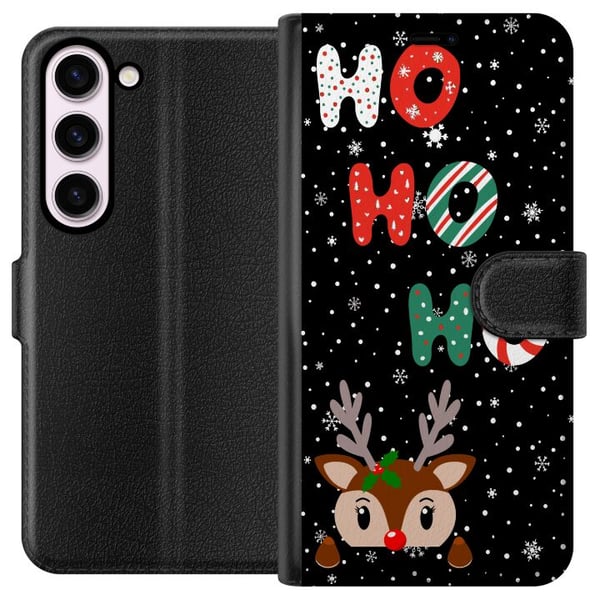 Kompatibel Tegnebogsetui til Samsung Galaxy S23 HO HO HO Kompatibel Tegnebogsetui til Samsung Galaxy S23 HO HO HO