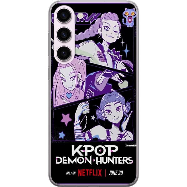 Kompatibel Mobilcover til Samsung Galaxy S23+ Kpop Dæmonjægere Huntrix Stjerner Mira Zoey Rumi Lilla Idolglød