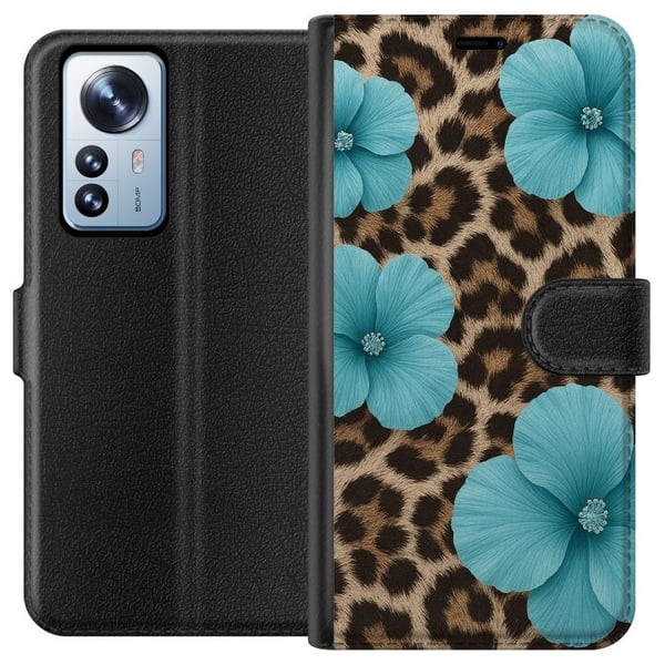Kompatibelt Plånboksfodral till Xiaomi 12 Pro Blossom Beast