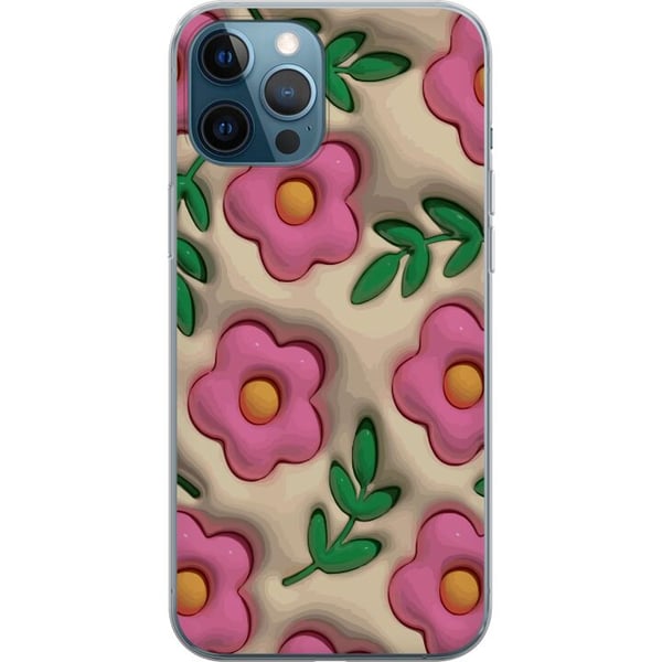 Yhteensopiva Puhelinkuori Apple iPhone 12 Pro Poreilevat Kukat Yhteensopiva Puhelinkuori Apple iPhone 12 Pro Poreilevat Kukat