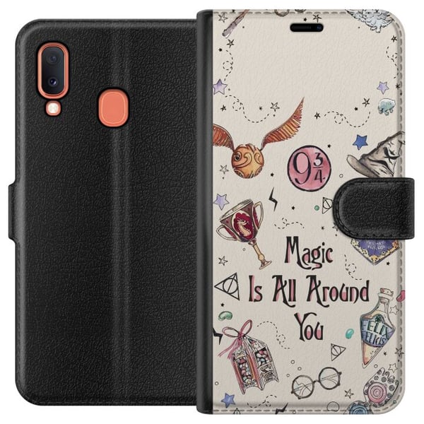Kompatibelt Lommeboketui til Samsung Galaxy A20e Harry Potter Kompatibelt Lommeboketui til Samsung Galaxy A20e Harry Potter