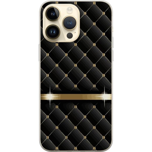 Kompatibel Mobilcover til Apple iPhone 15 Pro Max Luksuriøse Sort
