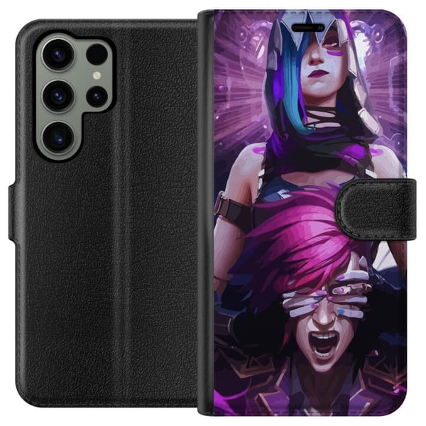 Kompatibel Tegnebogsetui til Samsung Galaxy S23 Ultra League of Legends Kompatibel Tegnebogsetui til Samsung Galaxy S23 Ultra League of Legends
