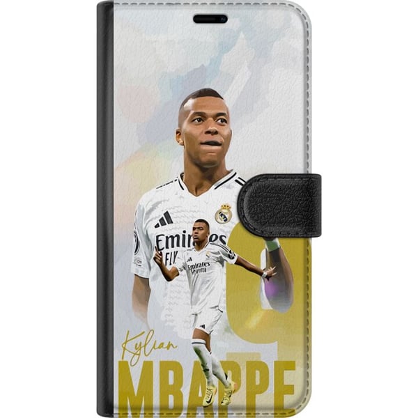 Kompatibelt Plånboksfodral till Samsung Galaxy A32 5G Kylian Mbappé Real Madrid Frankrike La Ligas ledande målskytt snabb anfallare med explosivitet
