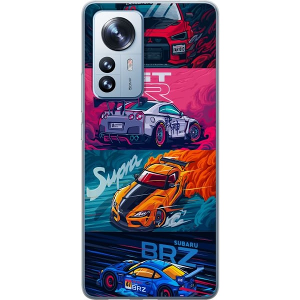 Kompatibelt Mobilskal till Xiaomi 12 Pro Subaru Racing