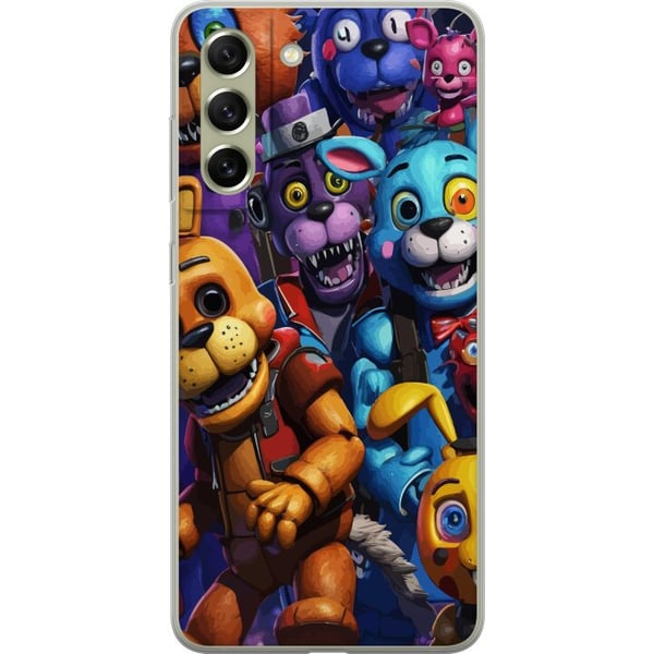 Kompatibelt Mobildeksel til Samsung Galaxy S21 FE 5G Fargerike animatroniske figurer med neonlys og en intens skrekkpreget spillopplevelse