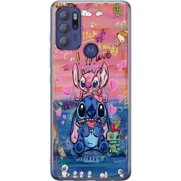 Kompatibel Mobilcover til Motorola Moto G60S Stitch kunst