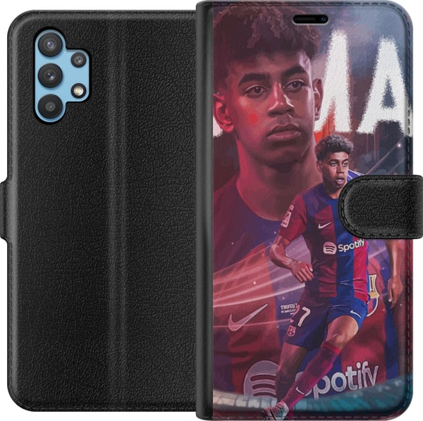 Yhteensopiva Lompakkokotelo Samsung Galaxy A32 5G Lamine Yamal