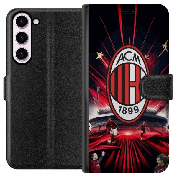 Kompatibel Tegnebogsetui til Samsung Galaxy S23+ AC Milan