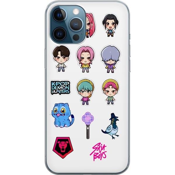 Kompatibelt Mobilskal till Apple iPhone 12 Pro Kpop Demon Hunters Chibi Cute Idols Anime Style Cartoon Kawaii Art