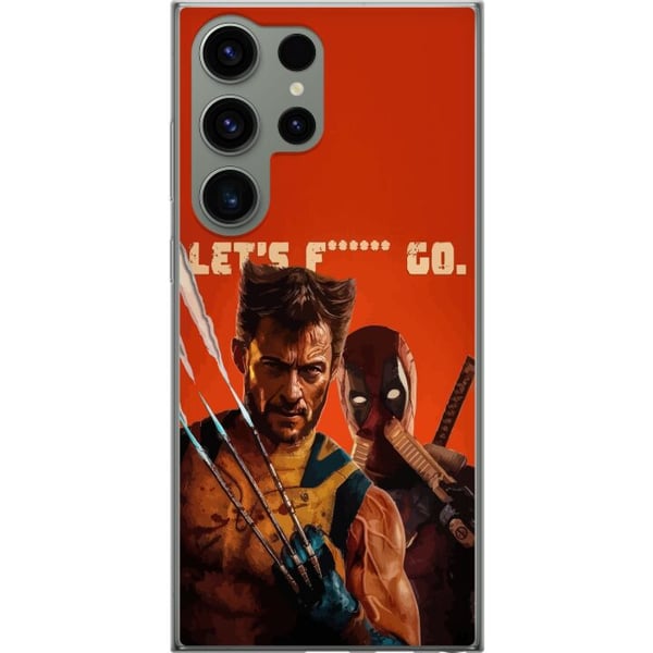 Kompatibel Mobilcover til Samsung Galaxy S23 Ultra Deadpool & Wolverine