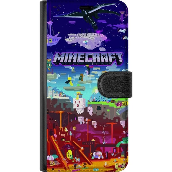 Kompatibel Tegnebogsetui til Samsung Galaxy S21 Minecraft